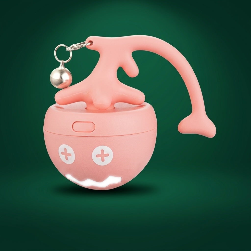 ZacPets™ Smart Interactive Motion Play Ball - Soft Pink Edition